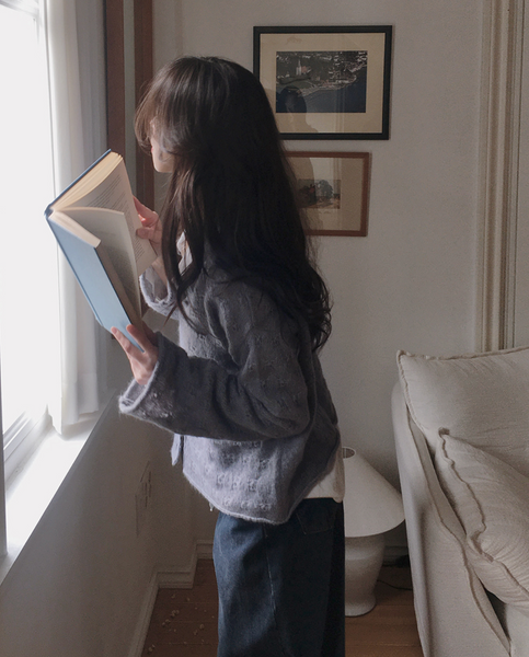 [SLOWAND] # SLOWMADE Mood Vintage Skashi Cardigan