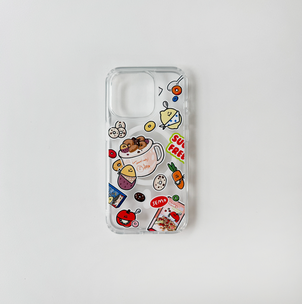 [second morning] Cereal Cup MagSafe Clear Case