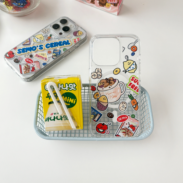 [second morning] Cereal Cup MagSafe Clear Case
