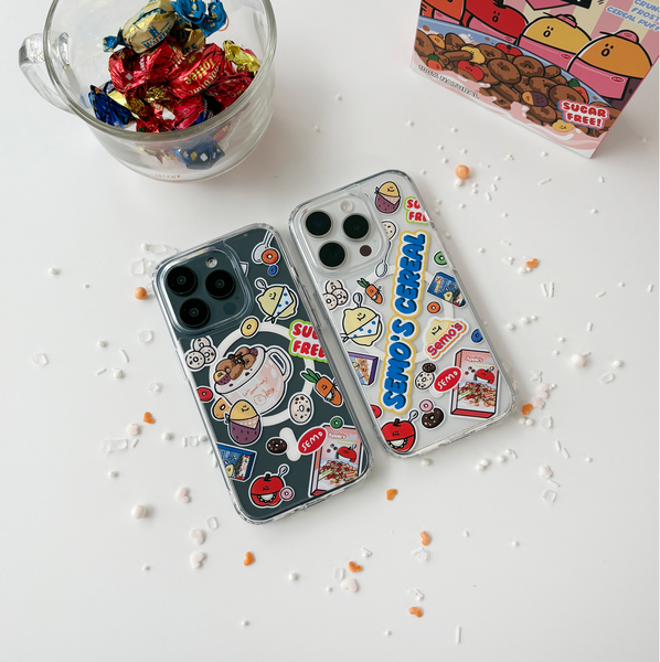 [second morning] Cereal Cup MagSafe Clear Case