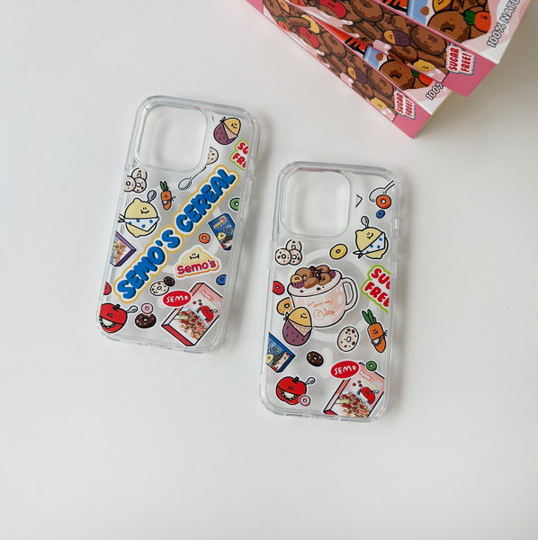 [second morning] Triangle Cereal MagSafe Clear Case
