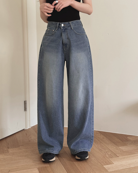 [SLOWAND] # SLOWMADE GPT Wide Denim Pants