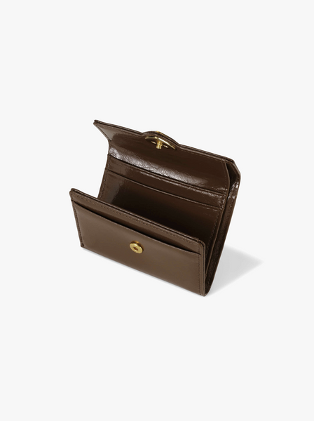 [fennec] HEARTY FLAP WALLET - MOCHA BROWN