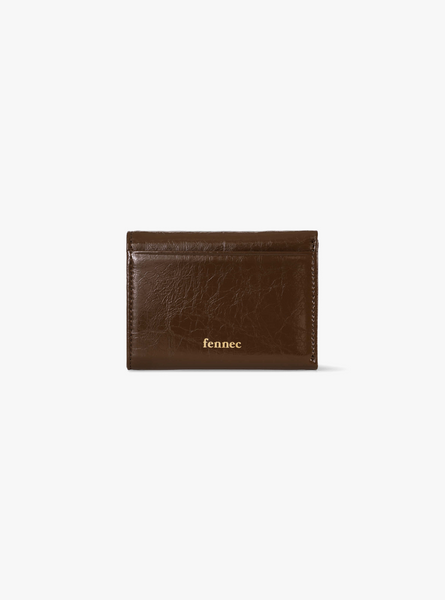 [fennec] HEARTY FLAP WALLET - MOCHA BROWN