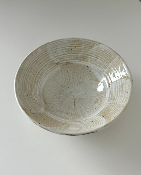 [sosoyoolee] Beige V Pasta Salad Bowl 20cm