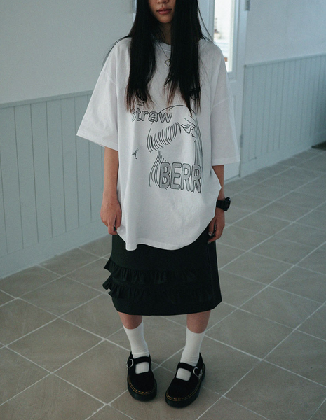 [WONDERVISITOR] Decomposition Overfit T-shirt (White)