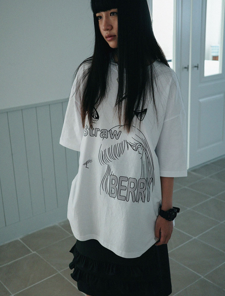 [WONDERVISITOR] Decomposition Overfit T-shirt (White)