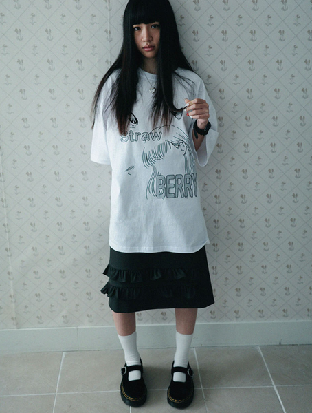 [WONDERVISITOR] Decomposition Overfit T-shirt (White)