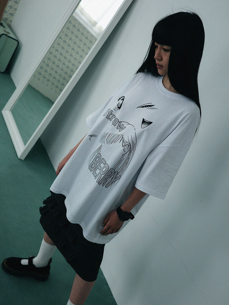 [WONDERVISITOR] Decomposition Overfit T-shirt (White)