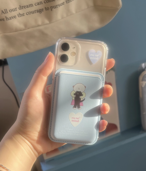 [eune mind] Spring Baby Blue MagSafe Jelly Case