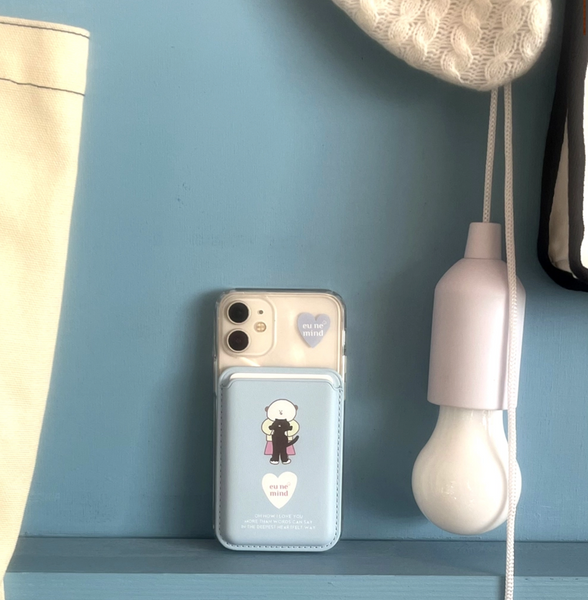 [eune mind] Spring Baby Blue MagSafe Jelly Case