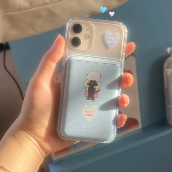 [eune mind] Spring Baby Blue MagSafe Jelly Case