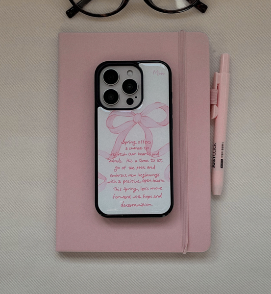 [Mademoment] Spring Lettering Bumper Case