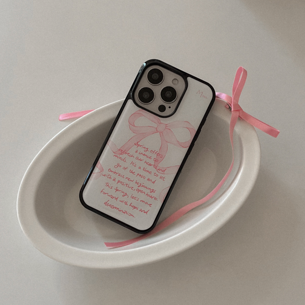 [Mademoment] Spring Lettering Bumper Case