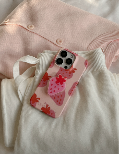 [Mademoment] Strawberry Delight Pattern Hard Case