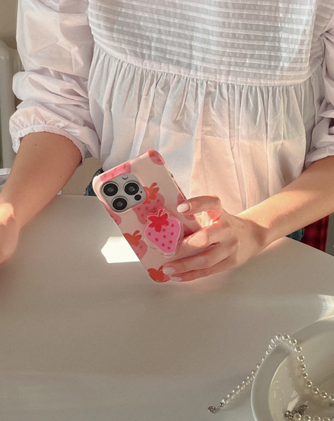 [Mademoment] Strawberry Delight Pattern Hard Case