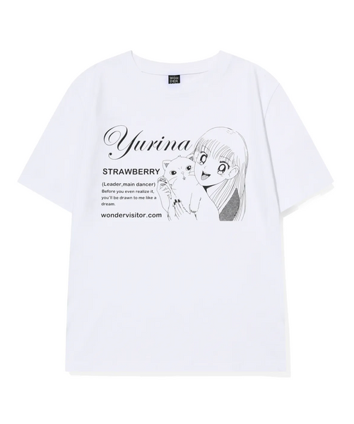 [WONDERVISITOR] YURINA pfp T-shirt (White)