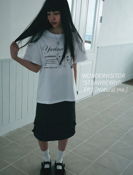 [WONDERVISITOR] YURINA pfp T-shirt (White)