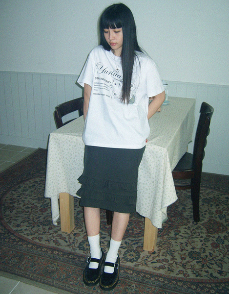 [WONDERVISITOR] YURINA pfp T-shirt (White)