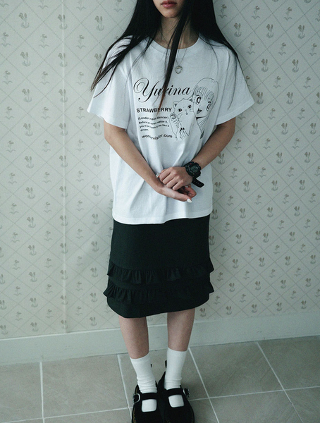 [WONDERVISITOR] YURINA pfp T-shirt (White)