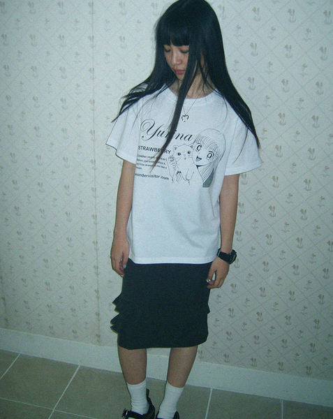 [WONDERVISITOR] YURINA pfp T-shirt (White)