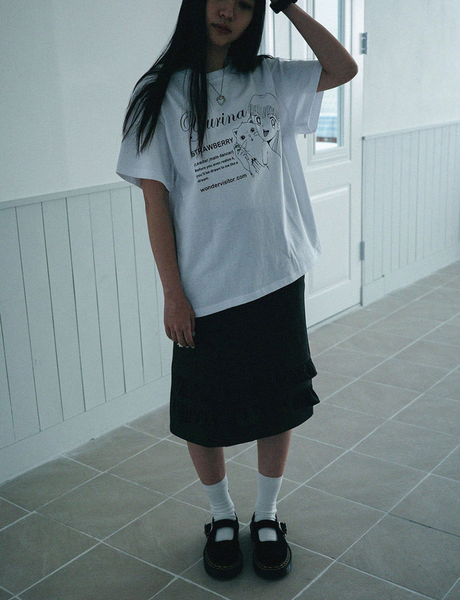 [WONDERVISITOR] YURINA pfp T-shirt (White)