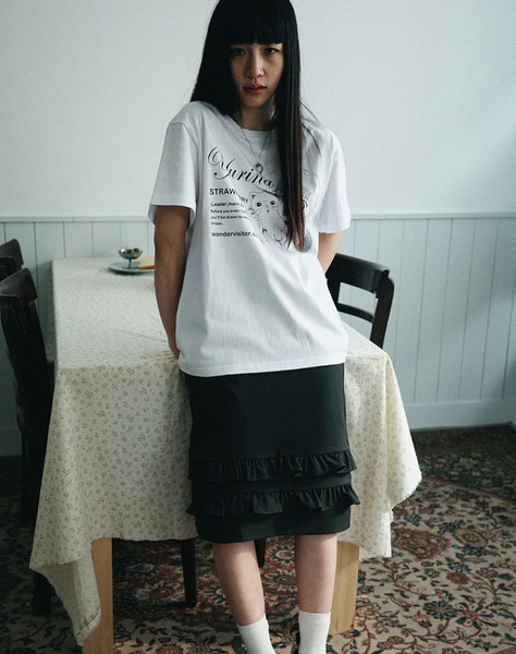 [WONDERVISITOR] YURINA pfp T-shirt (White)