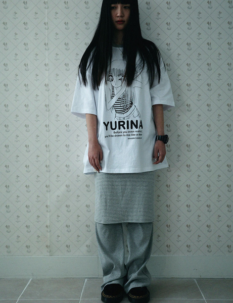 [WONDERVISITOR] YURINA Overfit T-shirt (White)