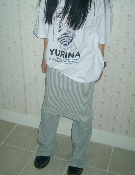 [WONDERVISITOR] YURINA Overfit T-shirt (White)