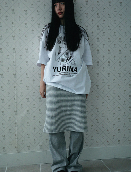 [WONDERVISITOR] YURINA Overfit T-shirt (White)