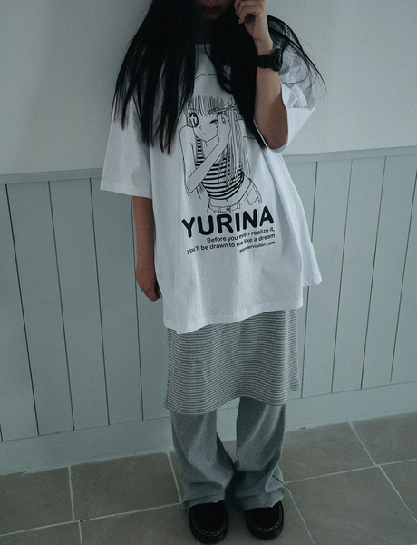 [WONDERVISITOR] YURINA Overfit T-shirt (White)