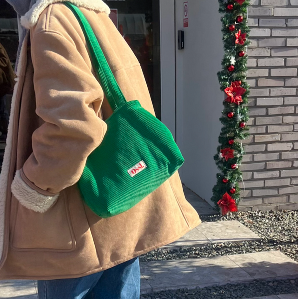 [Ossl] Fizzy Corduroy Shoulder Mini Bag