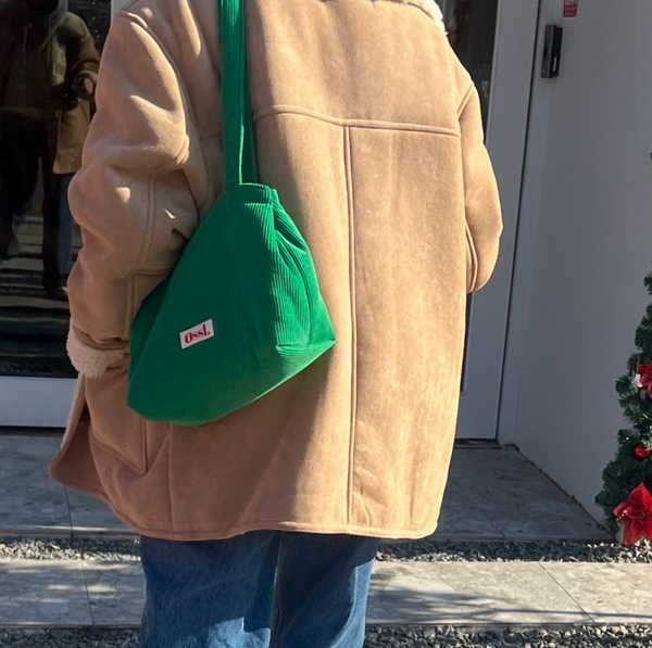 [Ossl] Fizzy Corduroy Shoulder Mini Bag