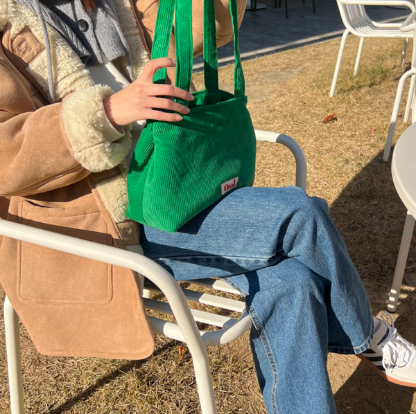 [Ossl] Fizzy Corduroy Shoulder Mini Bag