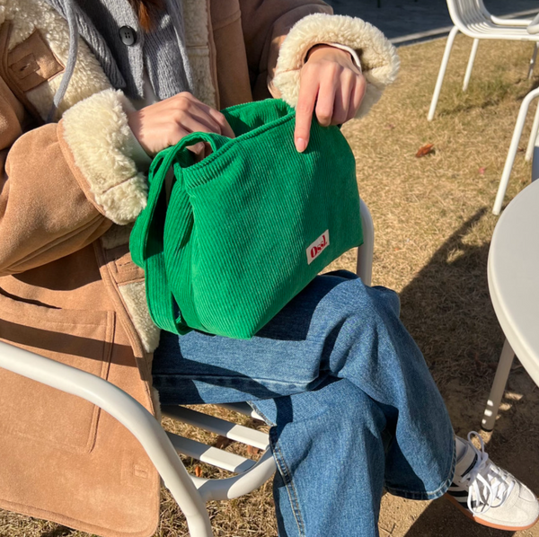 [Ossl] Fizzy Corduroy Shoulder Mini Bag