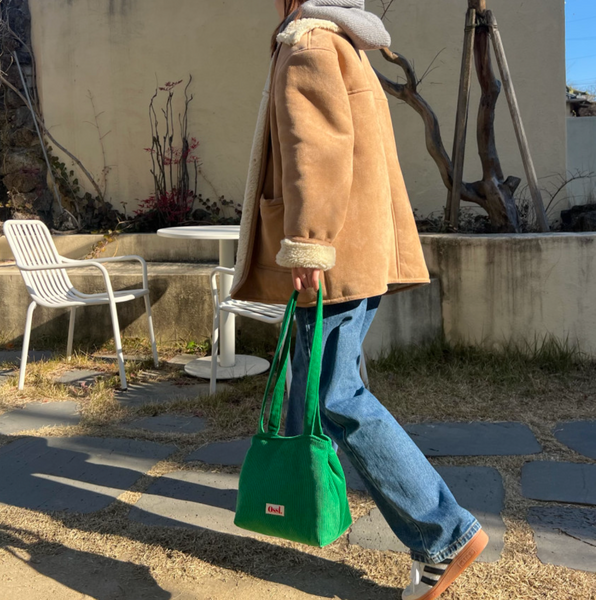 [Ossl] Fizzy Corduroy Shoulder Mini Bag