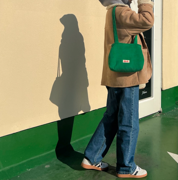 [Ossl] Fizzy Corduroy Shoulder Mini Bag