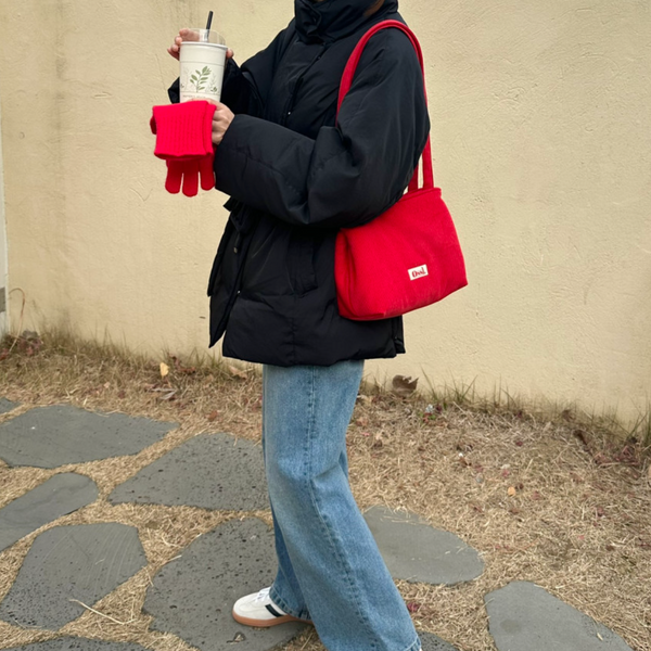 [Ossl] Fizzy Corduroy Shoulder Mini Bag