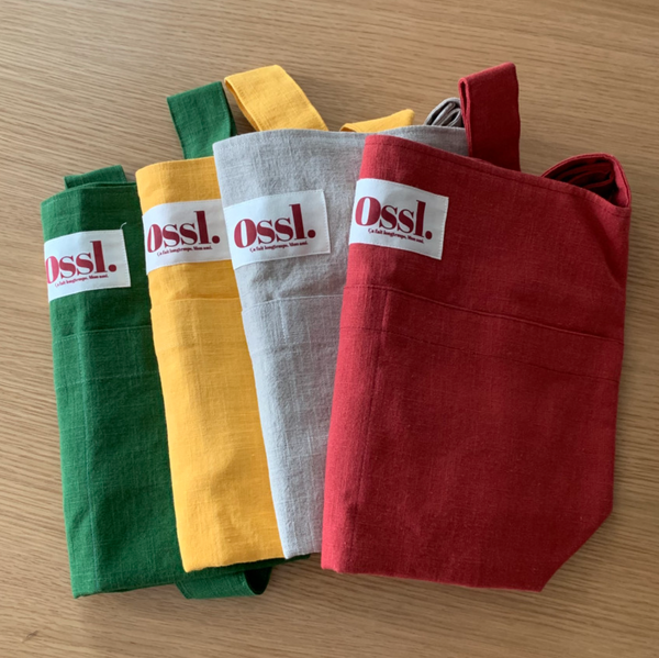 [Ossl] Linen / Corduroy Shoulder & Cross Bag