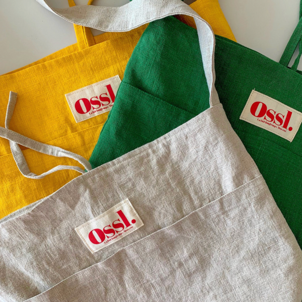 [Ossl] Linen / Corduroy Shoulder & Cross Bag