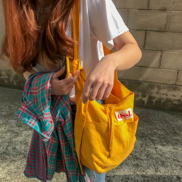 [Ossl] Linen / Corduroy Shoulder & Cross Bag