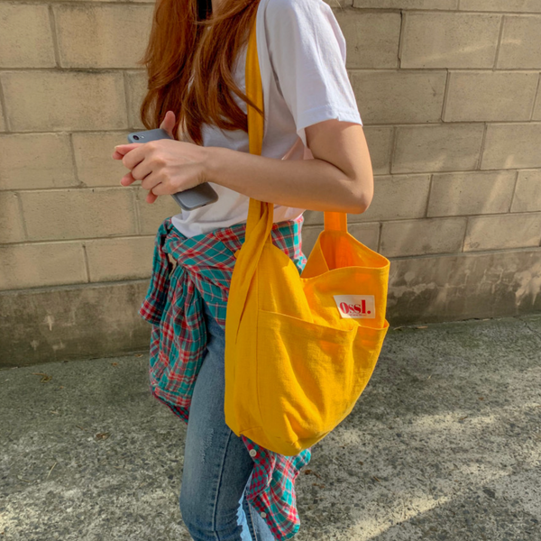 [Ossl] Linen / Corduroy Shoulder & Cross Bag