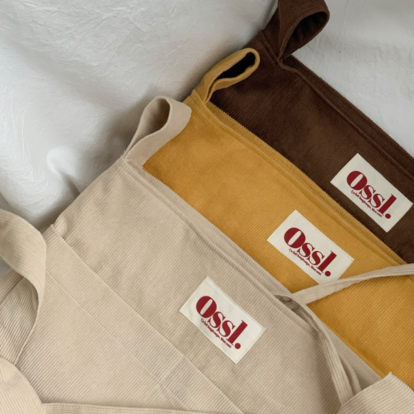 [Ossl] Linen / Corduroy Shoulder & Cross Bag