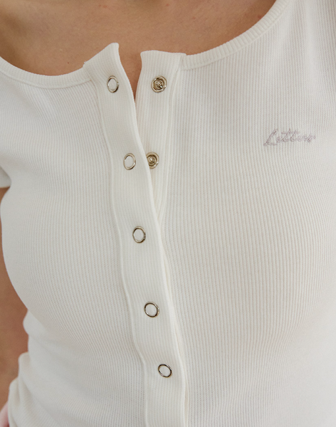 [Letter from Moon] Letters Slim Half Cardigan (4colours)