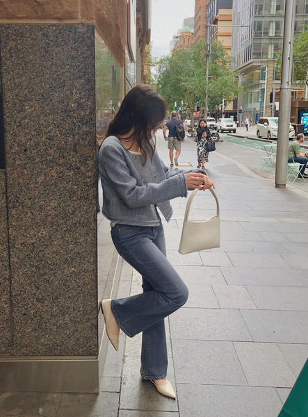 [SLOWAND] # SLOWMADE Hidden Banding Semi-Bootcut Pants