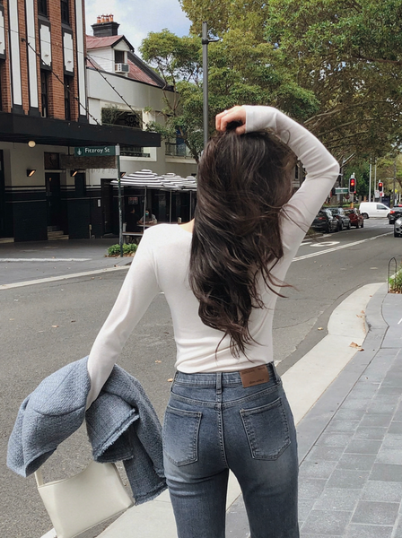 [SLOWAND] # SLOWMADE Hidden Banding Semi-Bootcut Pants