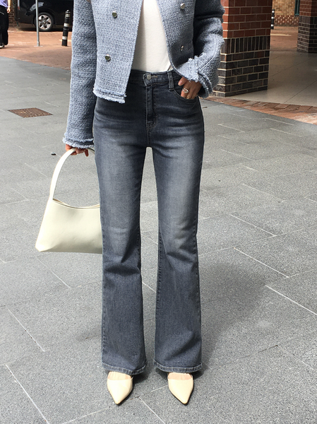 [SLOWAND] # SLOWMADE Hidden Banding Semi-Bootcut Pants