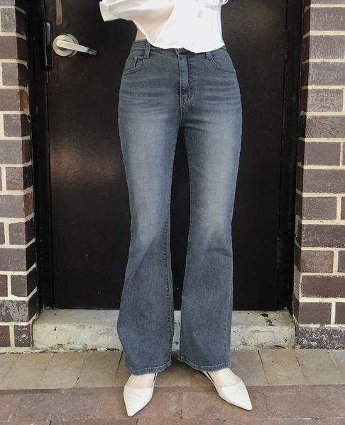 [SLOWAND] # SLOWMADE Hidden Banding Semi-Bootcut Pants