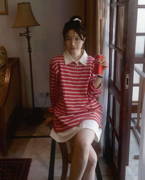 [SLOWAND] # SLOWMADE Rugby Stripe Piket T-shirt