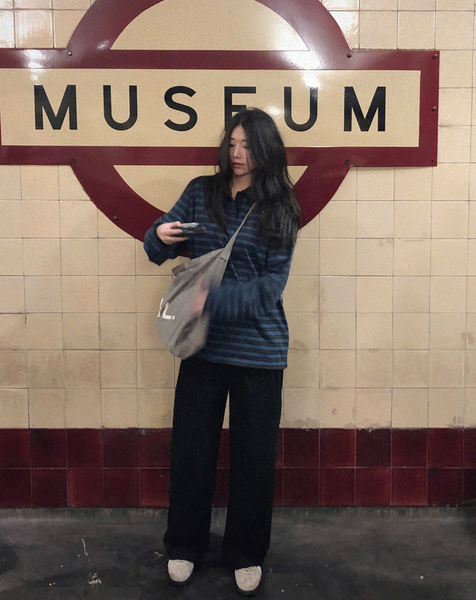 [SLOWAND] # SLOWMADE Rugby Stripe Piket T-shirt